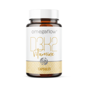 Vitamine D3 en K2 supplementen voor sterke botten en een gezond immuunsysteem.