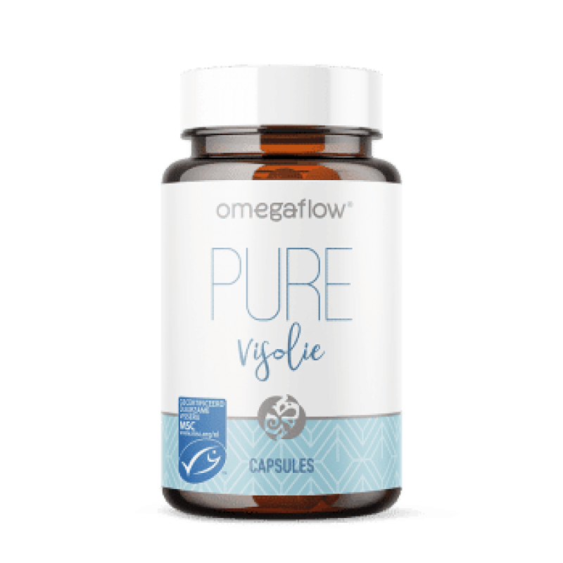 MSC visolie capsules als bron van essentiële omega-3 vetzuren.